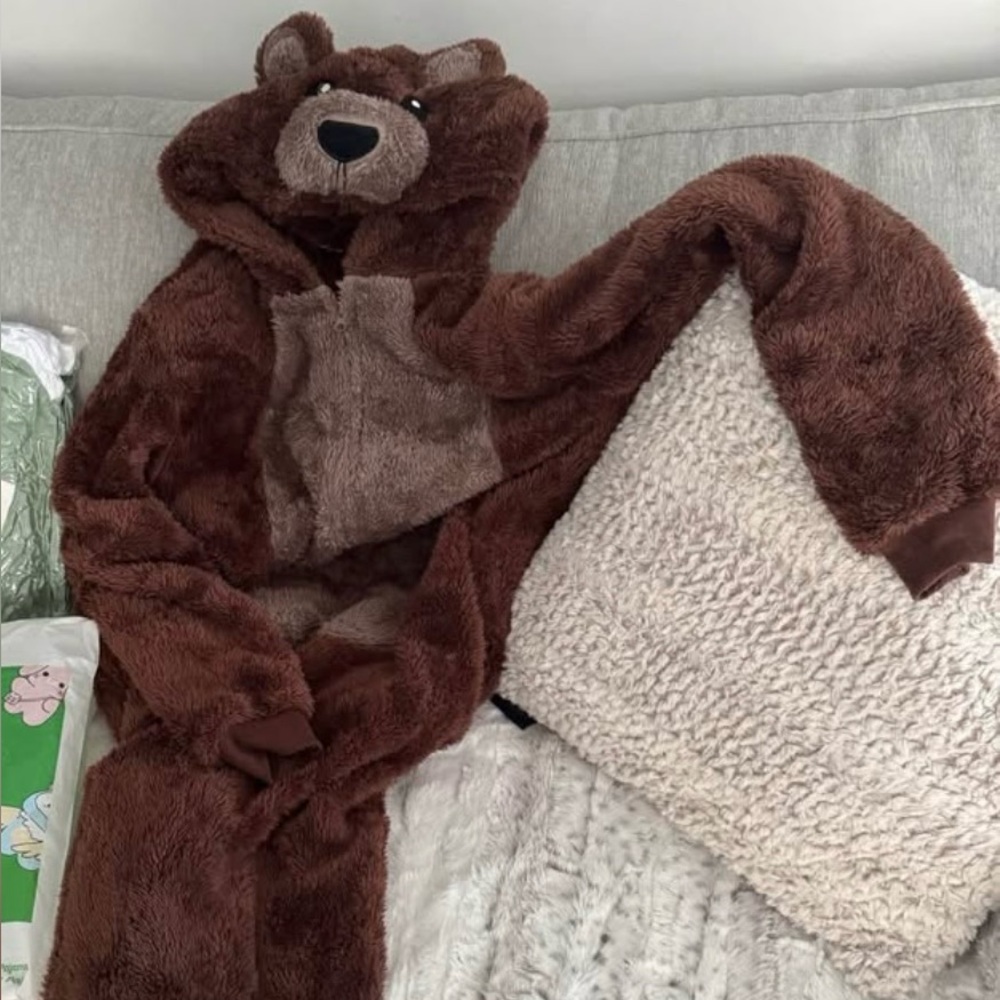 Brown Bear Onesie Costume